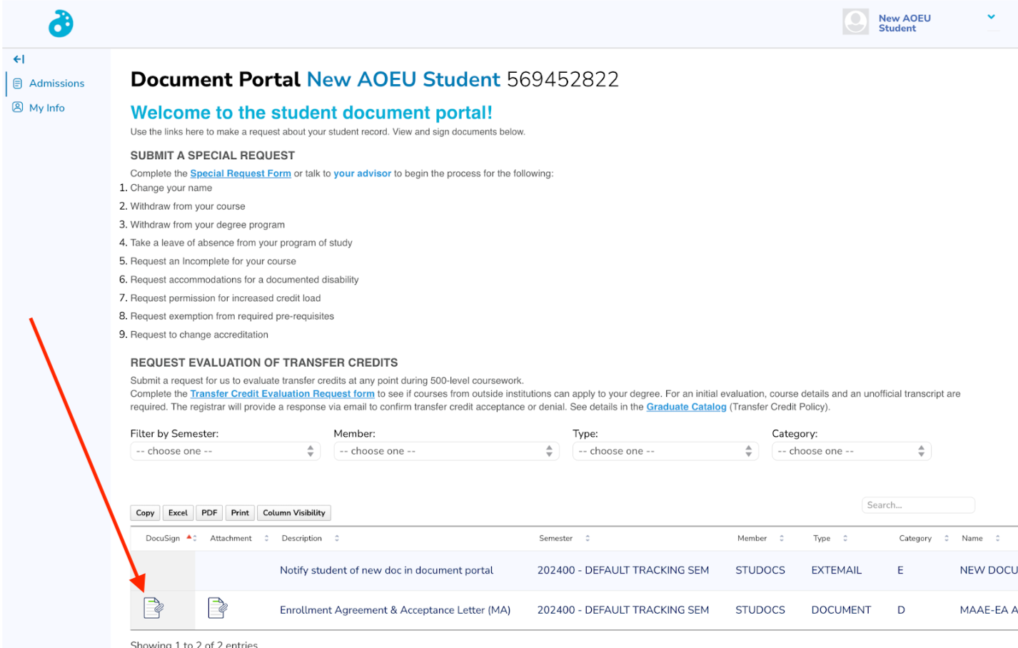 How to Sign Your Enrollment Agreement